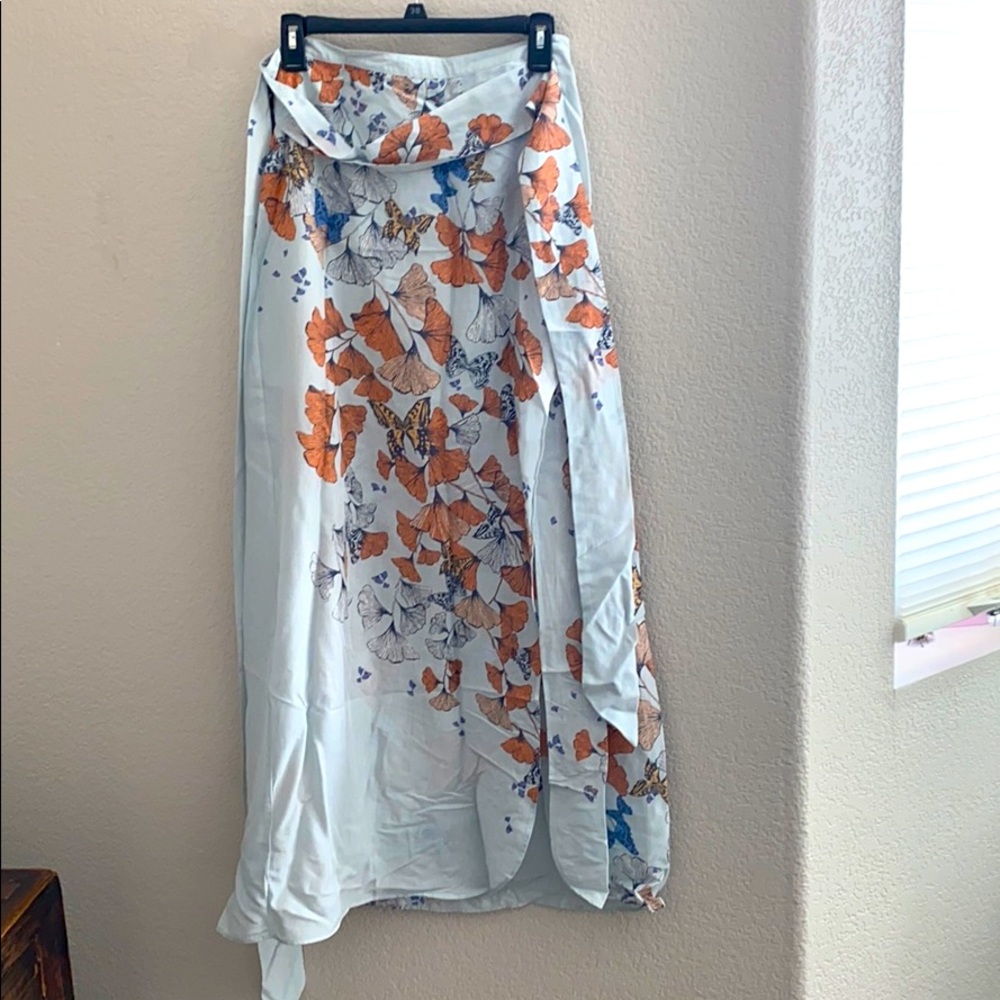 Free People Butterfly Skirt w sash